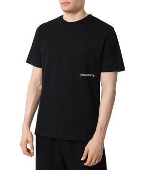 Hinnominate Black Cotton T-Shirt