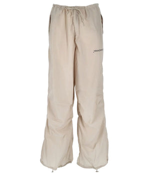 Hinnominate Beige Nylon Women's High-Waisted Trouser