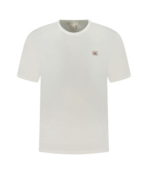 Calvin Klein White Cotton Men T-Shirt