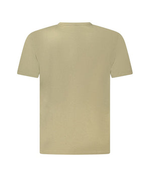 Hugo Boss Green Cotton Men T-Shirt
