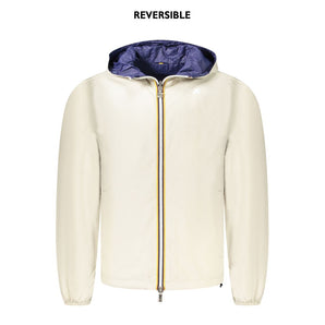K-WAY Beige Nylon Men Jacket