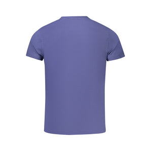 K-WAY Blue Cotton Men T-Shirt