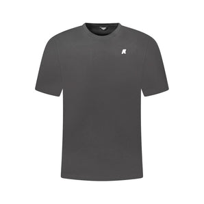 K-WAY Black Cotton Men T-Shirt