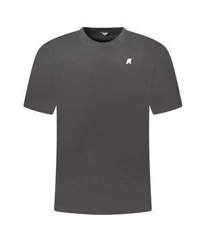 K-WAY Black Cotton Men T-Shirt