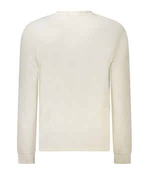 Calvin Klein White Cotton Men Sweater
