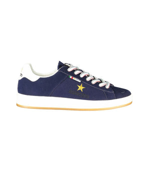 Esercito 1659 Blue Leather Men Sneaker