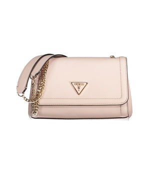 Guess Jeans Pink Polyethylene Handbag