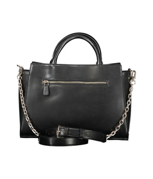 Guess Jeans Black Polyethylene Handbag