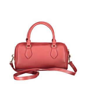 Mario Valentino Red Polyethylene Handbag