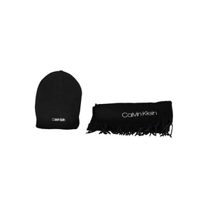 Calvin Klein Black Polyester Scarf