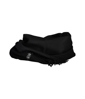 Calvin Klein Nero Acrylic Men Scarf Set