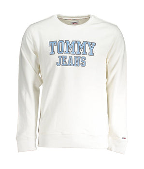 Tommy Hilfiger White Cotton Men Sweater