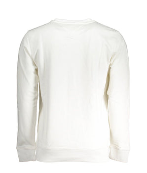Tommy Hilfiger White Cotton Men Sweater
