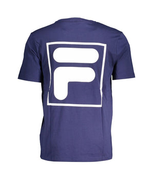 Fila Blue Cotton T-Shirt