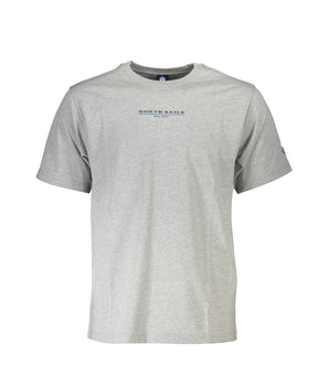 North Sails Gray Cotton T-Shirt