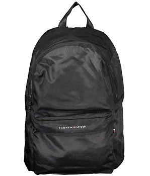 Tommy Hilfiger Black Polyester Backpack