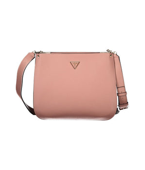 Guess Jeans Pink Polyethylene Handbag