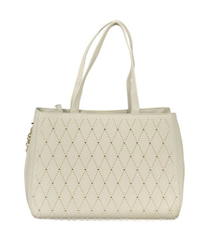 Mario Valentino White Polyethylene Handbag