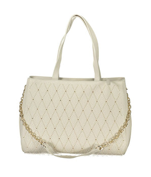Mario Valentino White Polyethylene Handbag