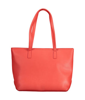Mario Valentino Red Polyethylene Handbag