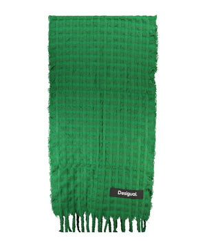 Desigual Green Polyester Scarf