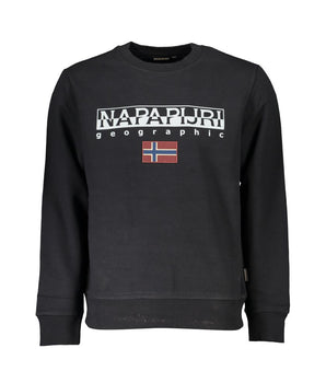 Napapijri Black Cotton Men's Sweater