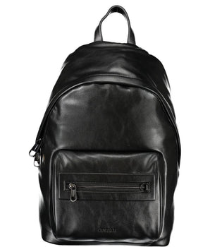 Calvin Klein Black Polyester Men Backpack