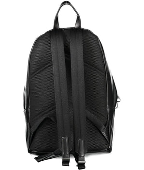 Calvin Klein Black Polyester Men Backpack