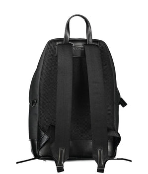 Calvin Klein Black Polyester Men Backpack