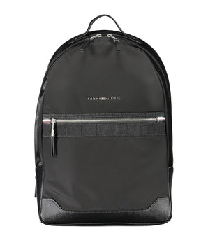 Tommy Hilfiger Black Polyester Backpack