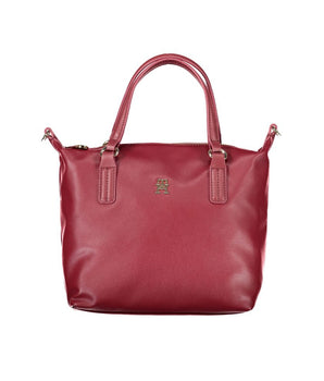 Tommy Hilfiger Red Polyester Handbag