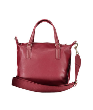 Tommy Hilfiger Red Polyester Handbag