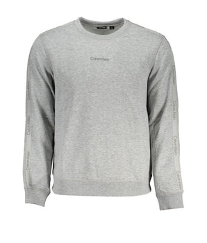Calvin Klein Gray Polyester Men Sweater