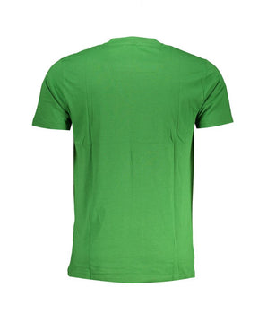 Cavalli Class Green Cotton T-Shirt
