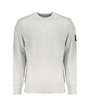 Calvin Klein Gray Cotton Men Sweater