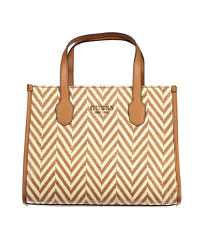 Guess Jeans Brown Cotton Handbag