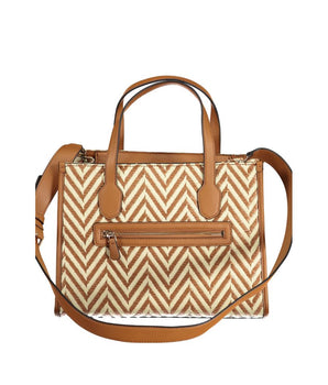 Guess Jeans Brown Cotton Handbag