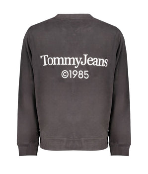 Tommy Hilfiger Black Cotton Men Sweater