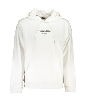 Tommy Hilfiger White Cotton Men Sweater