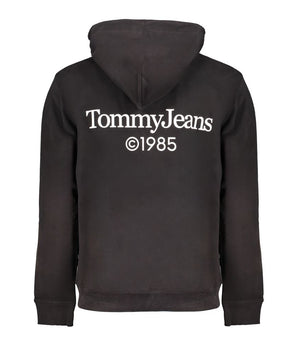 Tommy Hilfiger Black Cotton Men Sweater