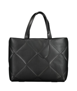 Calvin Klein Black Cotton Handbag