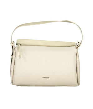 Calvin Klein Beige Polyester Handbag