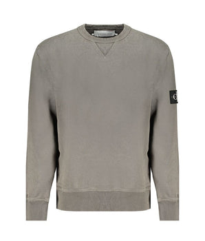 Calvin Klein Green Cotton Men Sweater