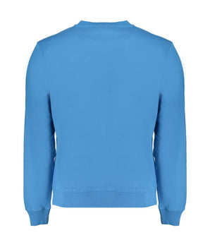 Napapijri Blue Cotton Men Sweater