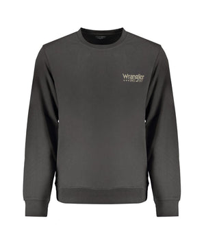 Wrangler Black Cotton Men Sweater