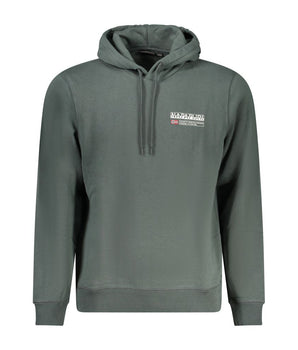 Napapijri Green Cotton Men Sweater