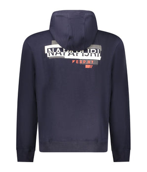 Napapijri Blue Cotton Men Sweater