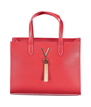 Mario Valentino Red Polyethylene Handbag