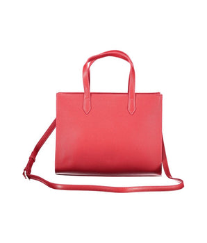 Mario Valentino Red Polyethylene Handbag