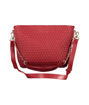 Mario Valentino Red Polyethylene Handbag